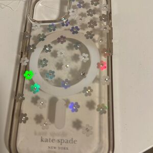 Kate Spade flower iPhone 14 case